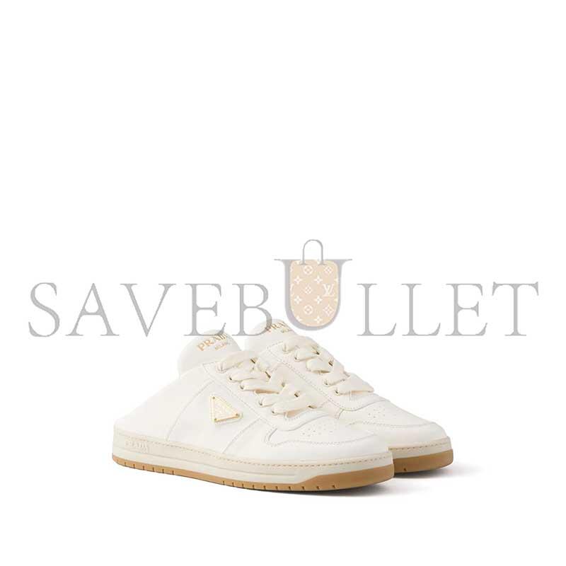 Pra*a leather backless sneakers 1e019o